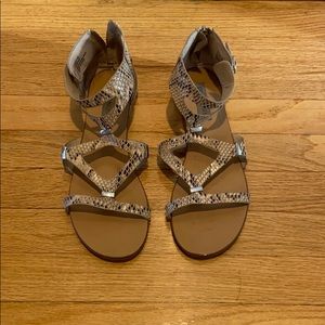 Snakeskin sandals
